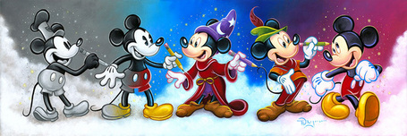 Fantasia Artwork Fantasia Artwork Mickey's Creative Journey